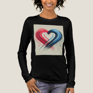 T-shirt En Tri-matière Unité en mouvement - Chemise Abstraite au coeur ro