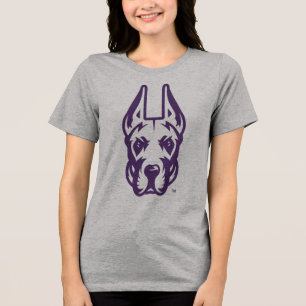 T-shirt En Tri-matière Université d'Albany Chef de la mascotte Great Dane