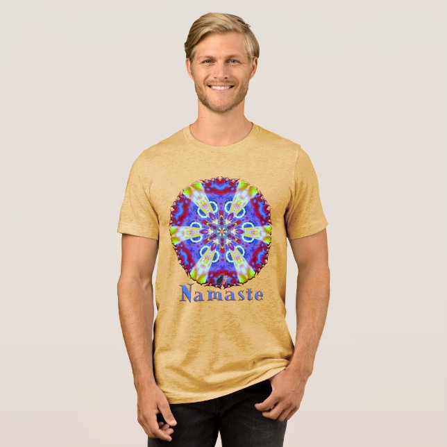 T-shirt En Tri-matière Uranian Namaste Kaleidoscope (Recto plein)