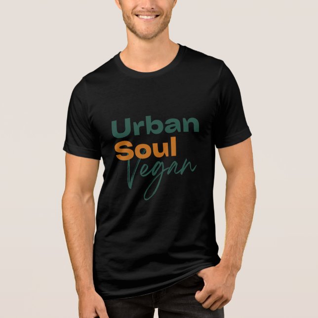 T-shirt En Tri-matière Urban Soul Vegan Minimalist Health and Wellness (Recto)