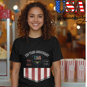 T-shirt En Tri-matière US 250 Nous le Peuple Anniversaire Patriotique Fun