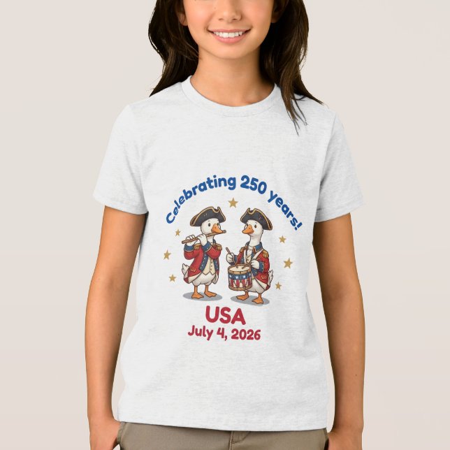 T-shirt En Tri-matière USA 250th Anniversary Souvenir,July 4 2026  (Recto)