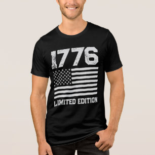 T-shirt En Tri-matière USA America Drapeau modifiable Personnalisé Texte