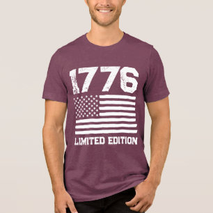 T-shirt En Tri-matière USA America Drapeau modifiable Personnalisé Texte