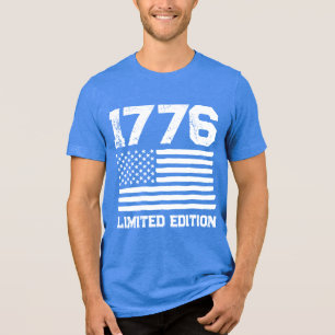 T-shirt En Tri-matière USA America Drapeau modifiable Personnalisé Texte