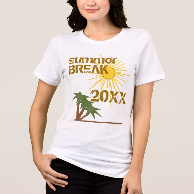 T-shirt En Tri-matière Vacances d'été (Recto)