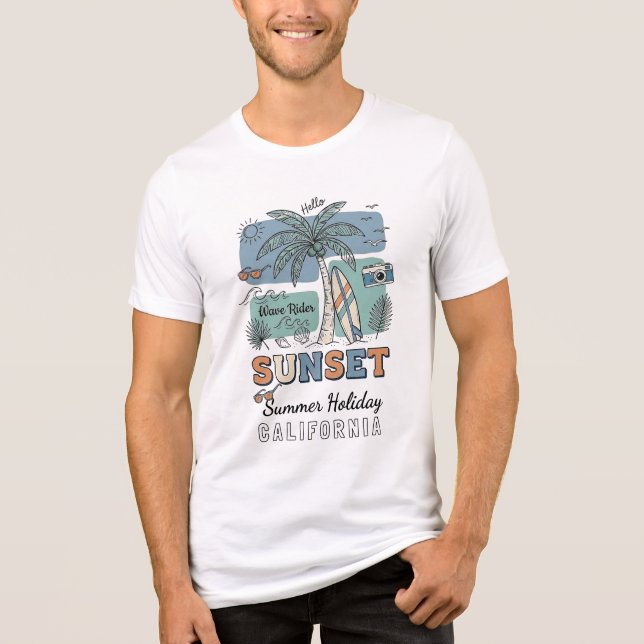 T-shirt En Tri-matière Vacances d'été (Recto)