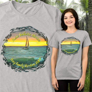 T-shirt En Tri-matière Vacances en famille à Puerto Vallarta 0884