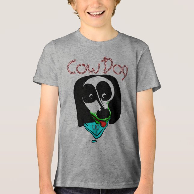 T-shirt En Tri-matière Vache Chien UP (Recto)