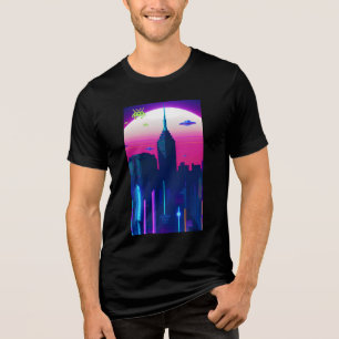 T-shirt En Tri-matière Vagues nocturnes et Vapor Daze
