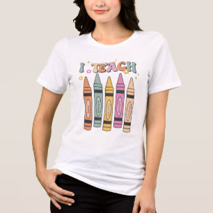 T-shirt En Tri-matière Valeurs Crayon - Une célébration colorée de l'ense