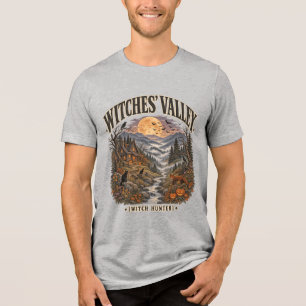 T-shirt En Tri-matière Vallée des Sorcières – Montagne gothique vintage p