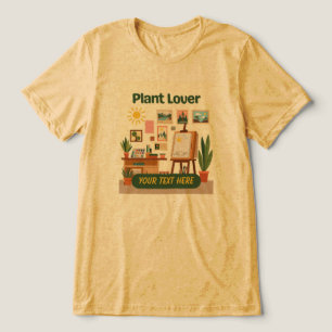 T-shirt En Tri-matière Végétation personnalisée et conception d'espace de