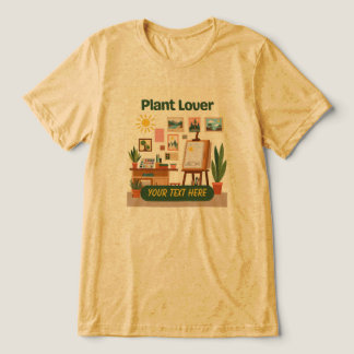 T-shirt En Tri-matière Végétation personnalisée et conception d'espace de