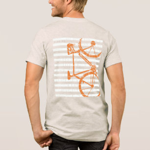 T-shirt En Tri-matière Vélo. Vélo . thème vélo