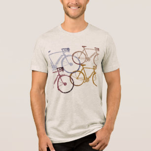 T-shirt En Tri-matière Vélos Graphiques