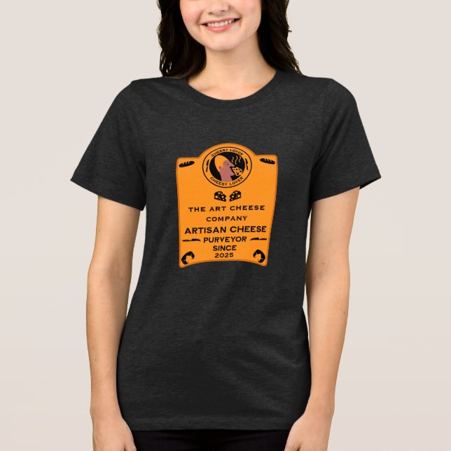 T-shirt En Tri-matière Vendeur de fromage de ferme (Recto)