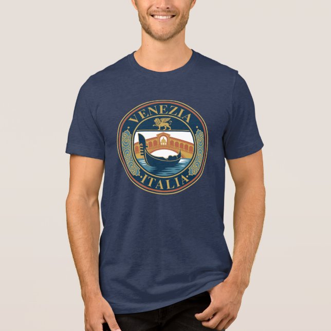 T-shirt En Tri-matière Venise Italie (Recto)