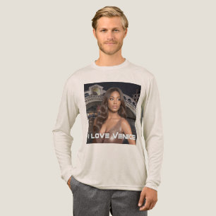 T-SHIRT EN TRI-MATIÈRE VENISE - J'AIME VENISE
