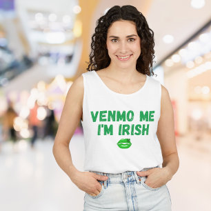 T-shirt En Tri-matière "Venmo Me I m Irish" Baby Tee - Funny St. Patrick