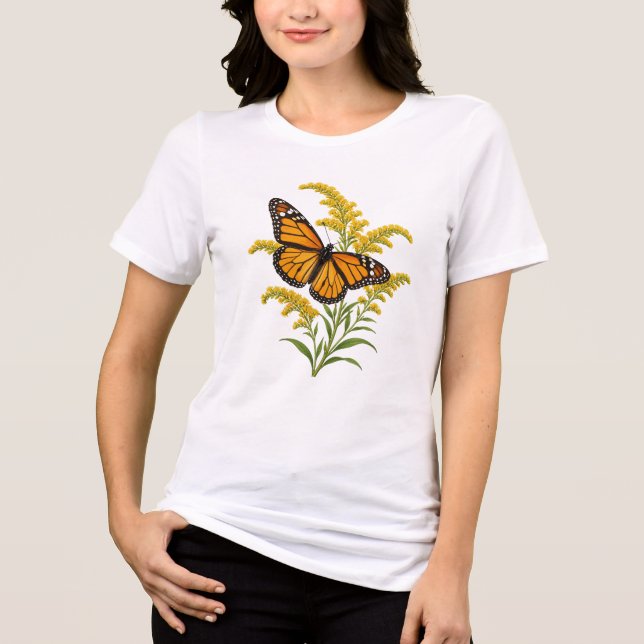 T-shirt En Tri-matière Verge d'or papillon (Recto)