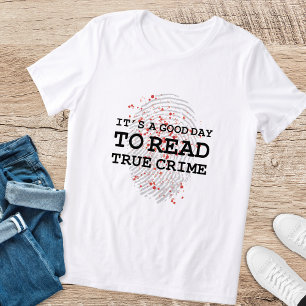 T-shirt En Tri-matière Véritable crime non-fiction Lover livre