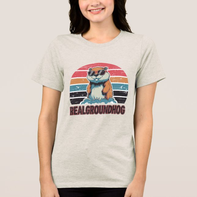 T-shirt En Tri-matière Véritable marmotte (Recto)