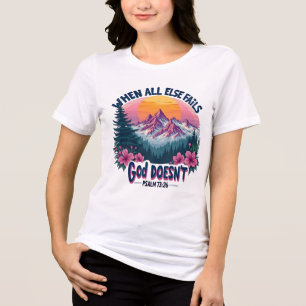 T-shirt En Tri-matière Verset biblique chrétienne inspirant///Écriture