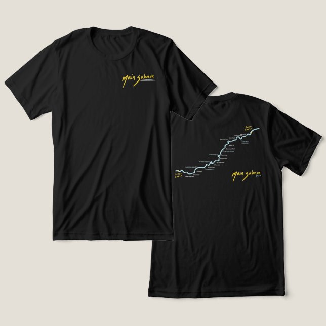 T-shirt En Tri-matière Version pour hommes 1 (Design Recto & Verso)