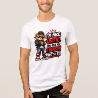 T-shirt En Tri-matière Veste de rue Teddy Bear Citation Sarcastique