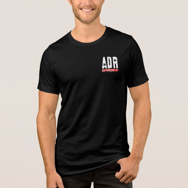 T-shirt En Tri-matière Vet Tech Vétérinaire ADR, mais la gestion de l'étu (Recto)