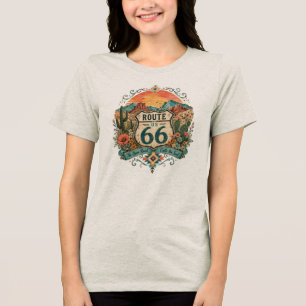 T-shirt En Tri-matière Vêtements Canyon Vista Route 66 Sud-Ouest