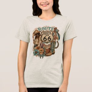 T-shirt En Tri-matière Vêtements de la route mère cowgirl western boho