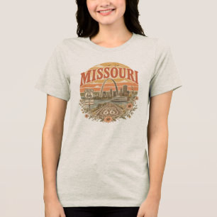 T-shirt En Tri-matière Vêtements de la route mère vintage rétro Gateway