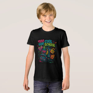 T-shirt En Tri-matière Vêtements personnalisés   TROP DE COOL À L'ÉCOLE