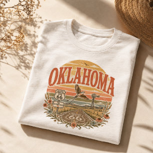 T-shirt En Tri-matière Vêtements Rétro Vintage Mother Road Heartland