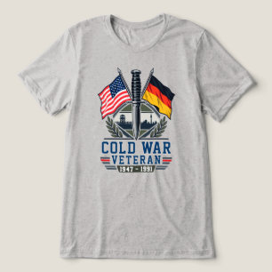 T-shirt En Tri-matière Vétéran de la guerre froide USA Allemagne Berlin
