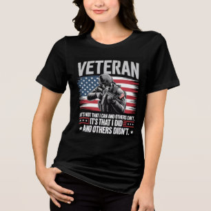 T-shirt En Tri-matière Vétéran de l'armée des États-Unis 2026