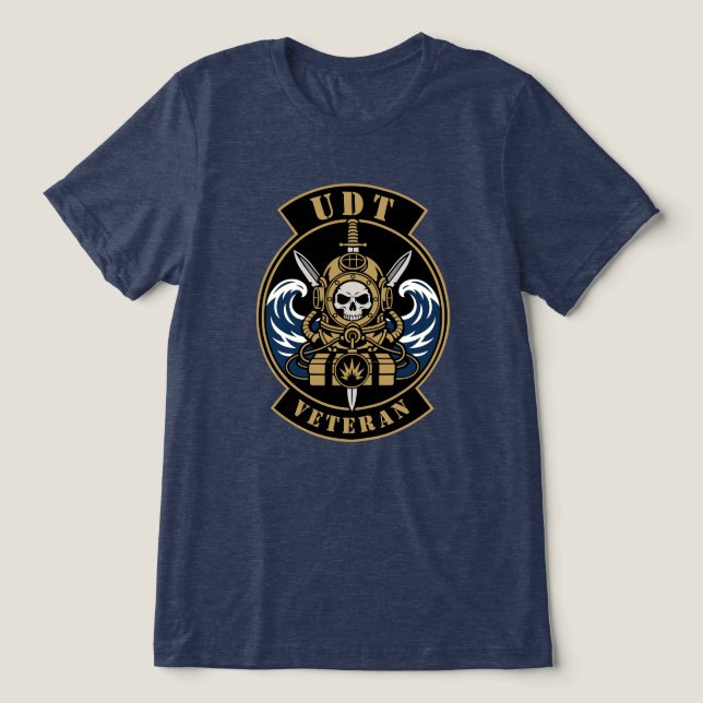 T-shirt En Tri-matière Vétéran de l'UDT (Design Recto)