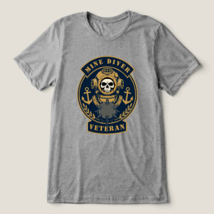 T-shirt En Tri-matière Vétéran de plongée minière Opérations sous-marines