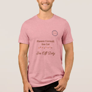 T-shirt En Tri-matière Veuillez consulter le chat : Je suis hors service