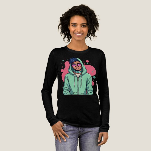 T-shirt En Tri-matière Vibe De Rue Cachée (Recto complet)