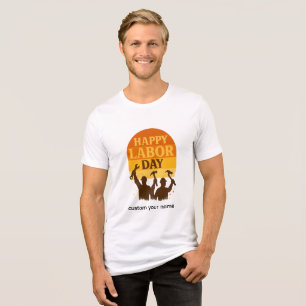T-shirt En Tri-matière Vibe Rétro de la Fête du Travail
