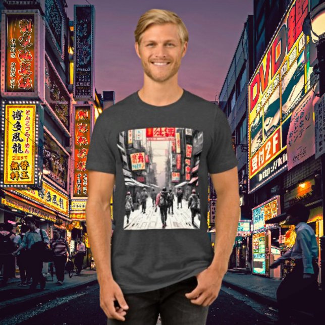 T-shirt En Tri-matière Vibes Cyberpunk urbaines - Art de rue japonais (Créateur téléchargé)