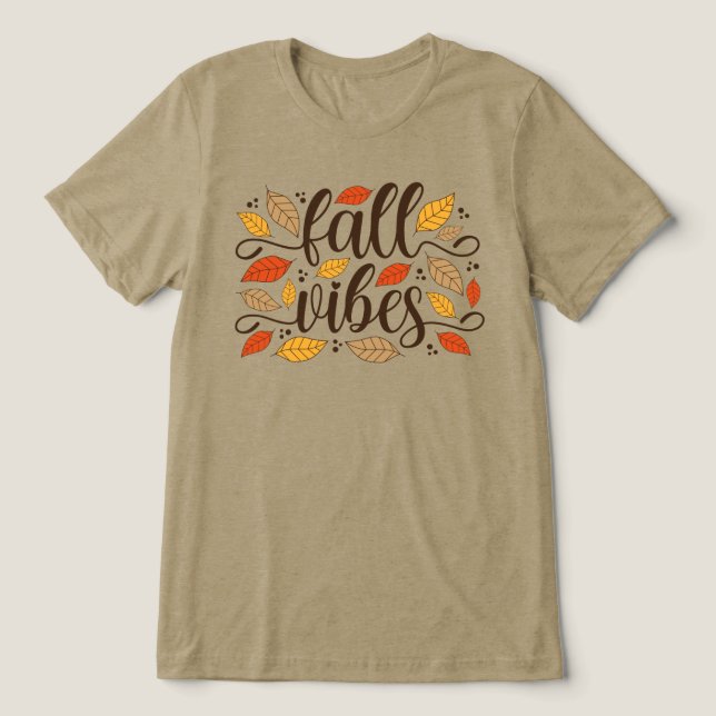 T-shirt En Tri-matière Vibes d'automne (Design Recto)