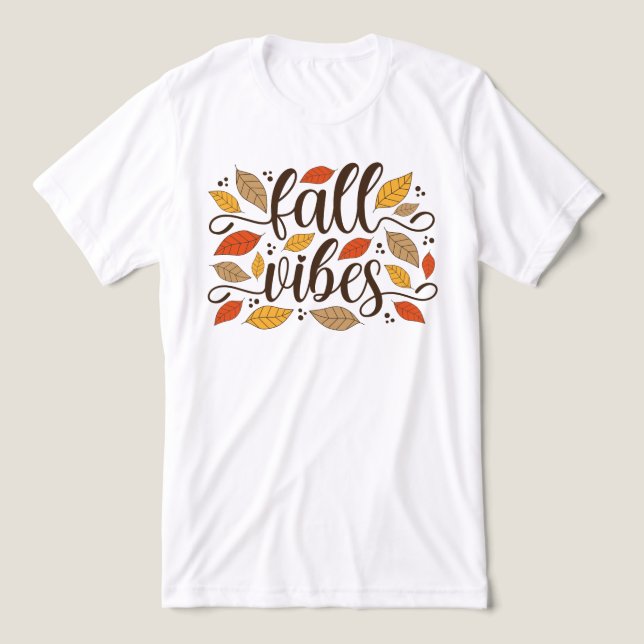 T-shirt En Tri-matière Vibes d'automne (Design Recto)