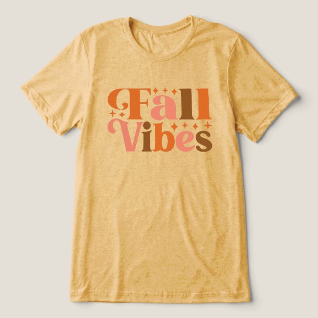 T-shirt En Tri-matière Vibes d'automne (Design Recto)