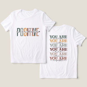 T-shirt En Tri-matière Vibes de l'esprit positif inspirationnel