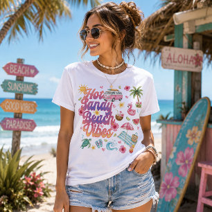 T-shirt En Tri-matière Vibes de plage chaude et sablonneuse d'été