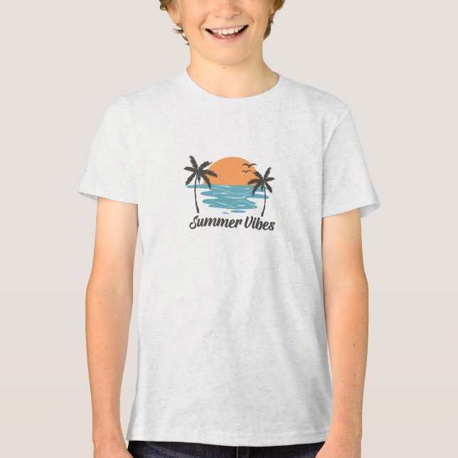 T-shirt En Tri-matière vibes d'été (Recto)